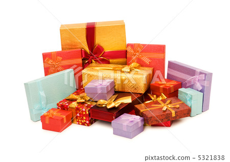 Gift box isolated on the white background Gift box isolated on the white background 5321838
