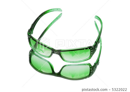 Stylish sunglasses isolated on the white background 5322022