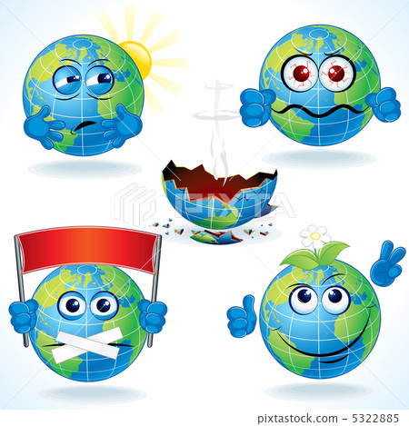 Cartoon Earth Icons #2 Cartoon Earth Icons #2 5322885