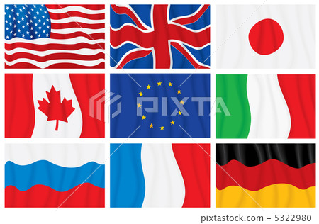 G8 group flags G8 group flags 5322980