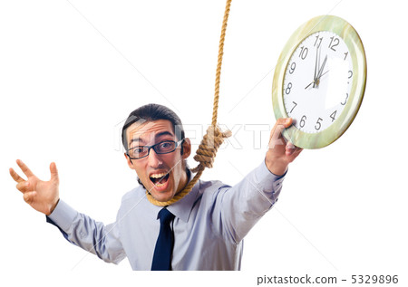 Man with noose around his neck Man with noose around his neck 5329896