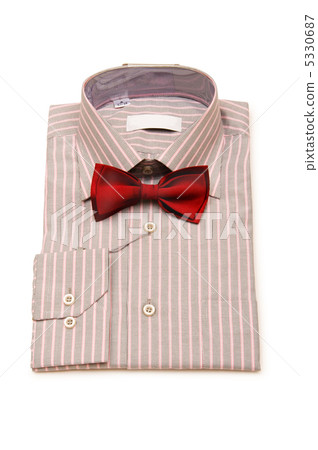 Shirt and tie isolated on the white background Shirt and tie isolated on the white background 5330687
