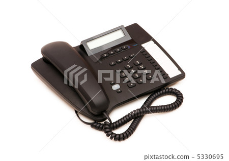Office phone isolated on the white background Office phone isolated on the white background 5330695