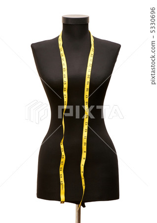 Meter and mannequin isolated on the white Meter and mannequin isolated on the white 5330696