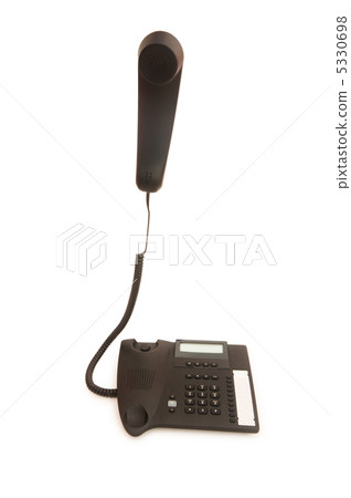 Office phone isolated on the white background Office phone isolated on the white background 5330698