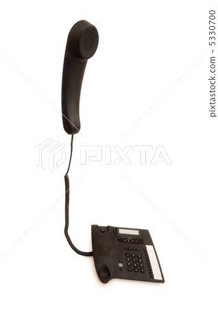 Office phone isolated on the white background Office phone isolated on the white background 5330700