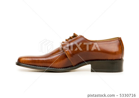 Brown shoes isolated on the white background Brown shoes isolated on the white background 5330716