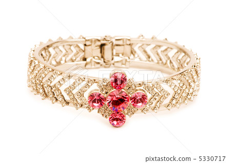 Woman bracelet isolated on the white background Woman bracelet isolated on the white background 5330717