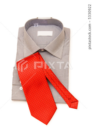 Shirt and tie isolated on the white background Shirt and tie isolated on the white background 5330922