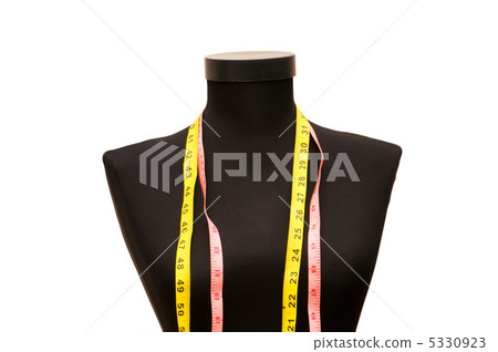 Meter and mannequin isolated on the white Meter and mannequin isolated on the white 5330923