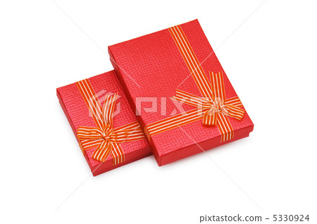 Gift box isolated on the white background Gift box isolated on the white background 5330924