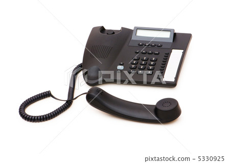 Office phone isolated on the white background Office phone isolated on the white background 5330925