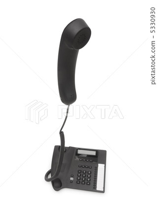 Office phone isolated on the white background Office phone isolated on the white background 5330930