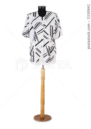 Striped shirt isolated on the white background Striped shirt isolated on the white background 5330941