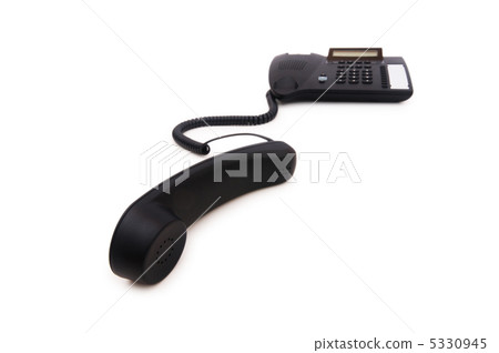 Office phone isolated on the white background Office phone isolated on the white background 5330945