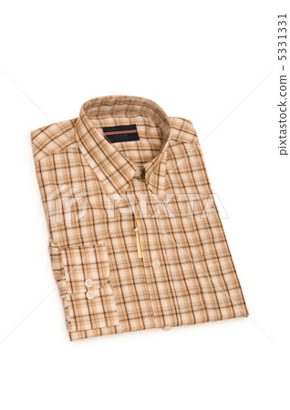 Striped shirt isolated on the white background Striped shirt isolated on the white background 5331331