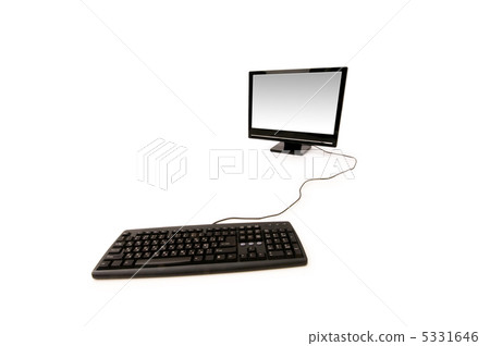 Personal computer isolated on the white background 5331646