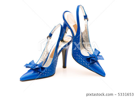 Woman shoes isolated on the white background Woman shoes isolated on the white background 5331653