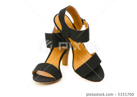 Woman shoes isolated on the white background Woman shoes isolated on the white background 5331700