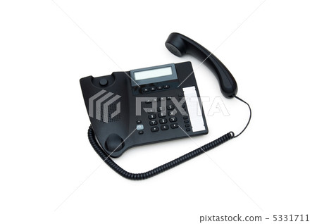 Office phone isolated on the white background Office phone isolated on the white background 5331711