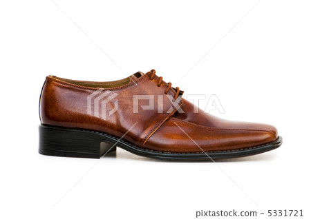 Brown shoes isolated on the white background Brown shoes isolated on the white background 5331721