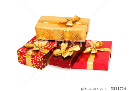 Gift box isolated on the white background Gift box isolated on the white background 5331724