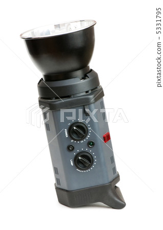 Studio strobe isolated on the white background 5331795