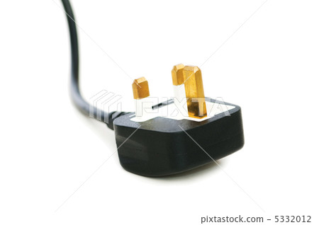 Electric plug isolated on the white background 5332012