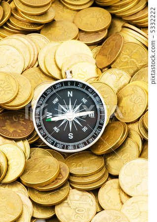 Financial concept - navigating in difficult times for markets 5332222