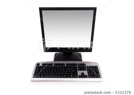 Desktop computer isolated on the white background 5332378