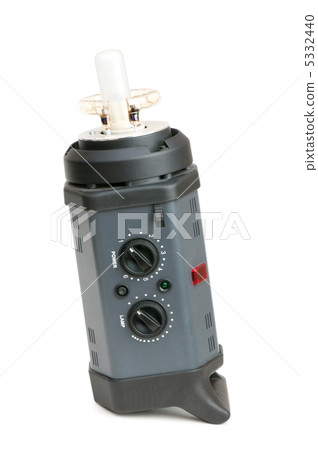 Studio strobe isolated on the white background Studio strobe isolated on the white background 5332440
