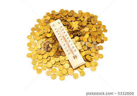 Financial concept - checking the temperature of market Financial concept - checking the temperature of market 5332608