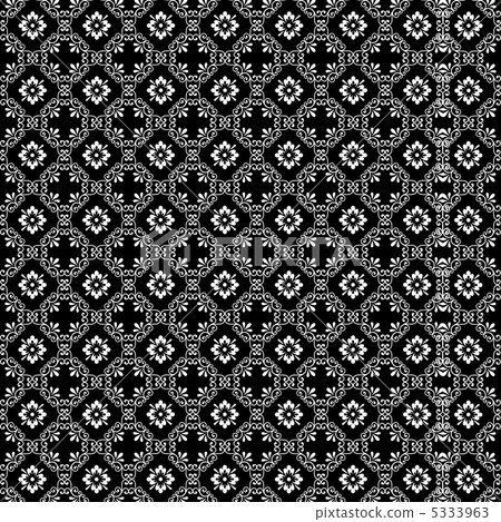 Floral with black back Floral with black back 5333963