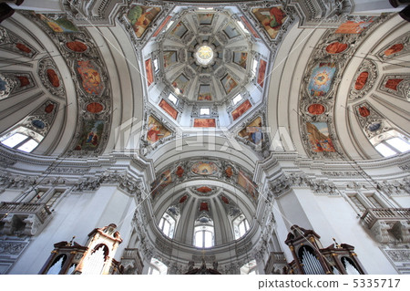 Ceiling of Salzburg Cathedral 5335717