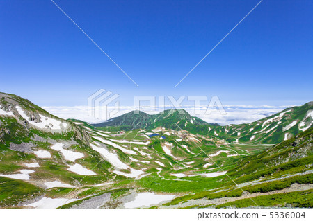 The sea of clouds from summer Tateyama (Yuyama) 5336004