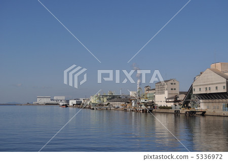 Factory group of former Sakai port 5336972