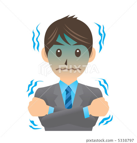 Businessman illustration Cold cold Businessman illustration Cold cold 5338797