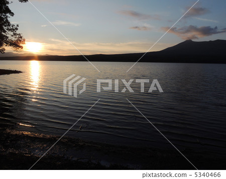 Sunset and Komagatake 5340466