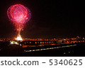 Fireworks and railway 5340625