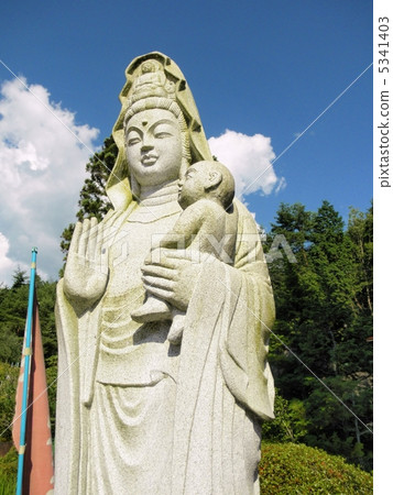 岐阜縣Iitaka Kannon Mercy Kannon Bodhisattva雕像 5341403