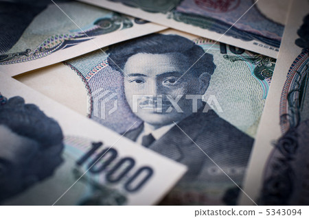 Close-up of 1,000-yen bills 2 5343094