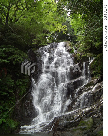 夏天Shiraito瀑布 5343176