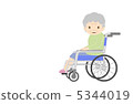 Wheelchair and grandma 5344019