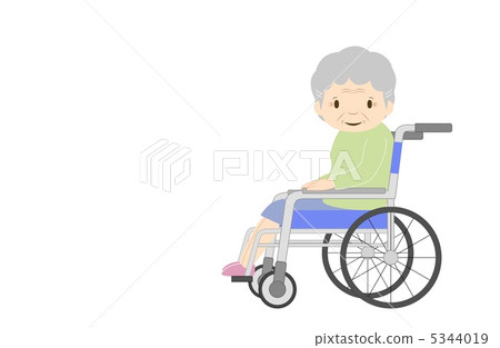 Wheelchair and grandma Wheelchair and grandma 5344019