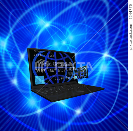 Credit card via PC / Internet 5344776