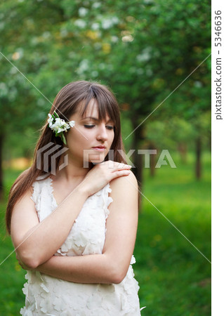 Girl in the garden 5346636