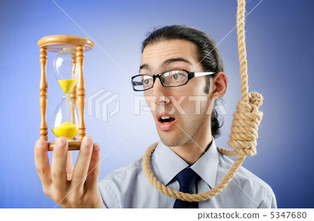 Man with noose around his neck Man with noose around his neck 5347680