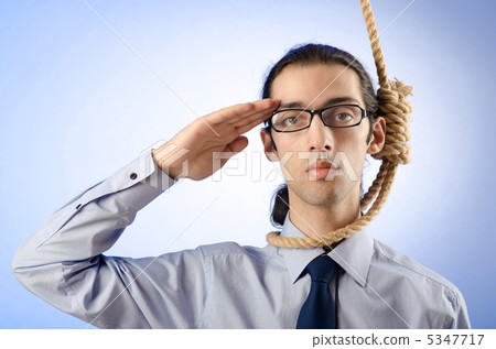 Businessman ready to commit suicide 5347717