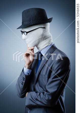 Man covered in medical bandages Man covered in medical bandages 5348433