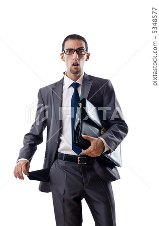 Businessman with empty pockets Businessman with empty pockets 5348577